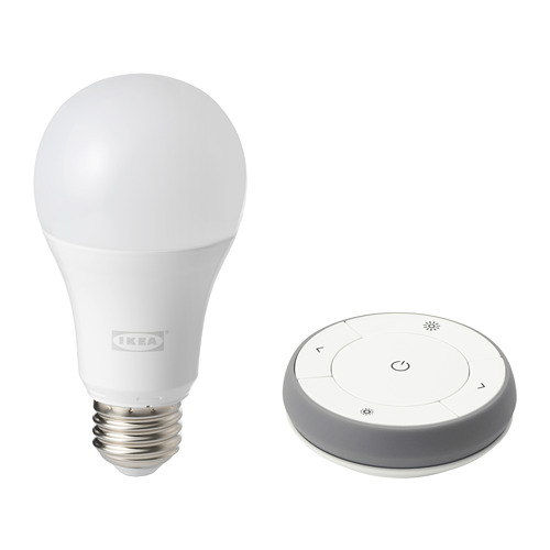 TRÅDFRI lampadina a LED E27 1055 lumen, smart intensità regolabile  wireless/spettro bianco globo - IKEA Italia