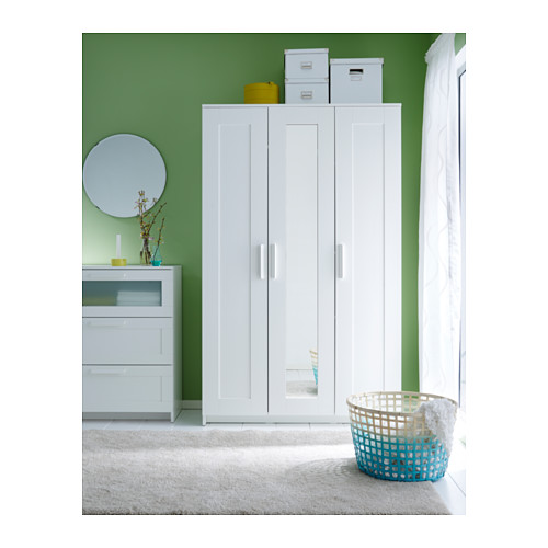  BRIMNES  wardrobe with 3 doors white IKEA  Indonesia 