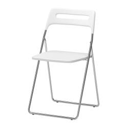 Nisse Folding Chair Black Ikea Indonesia