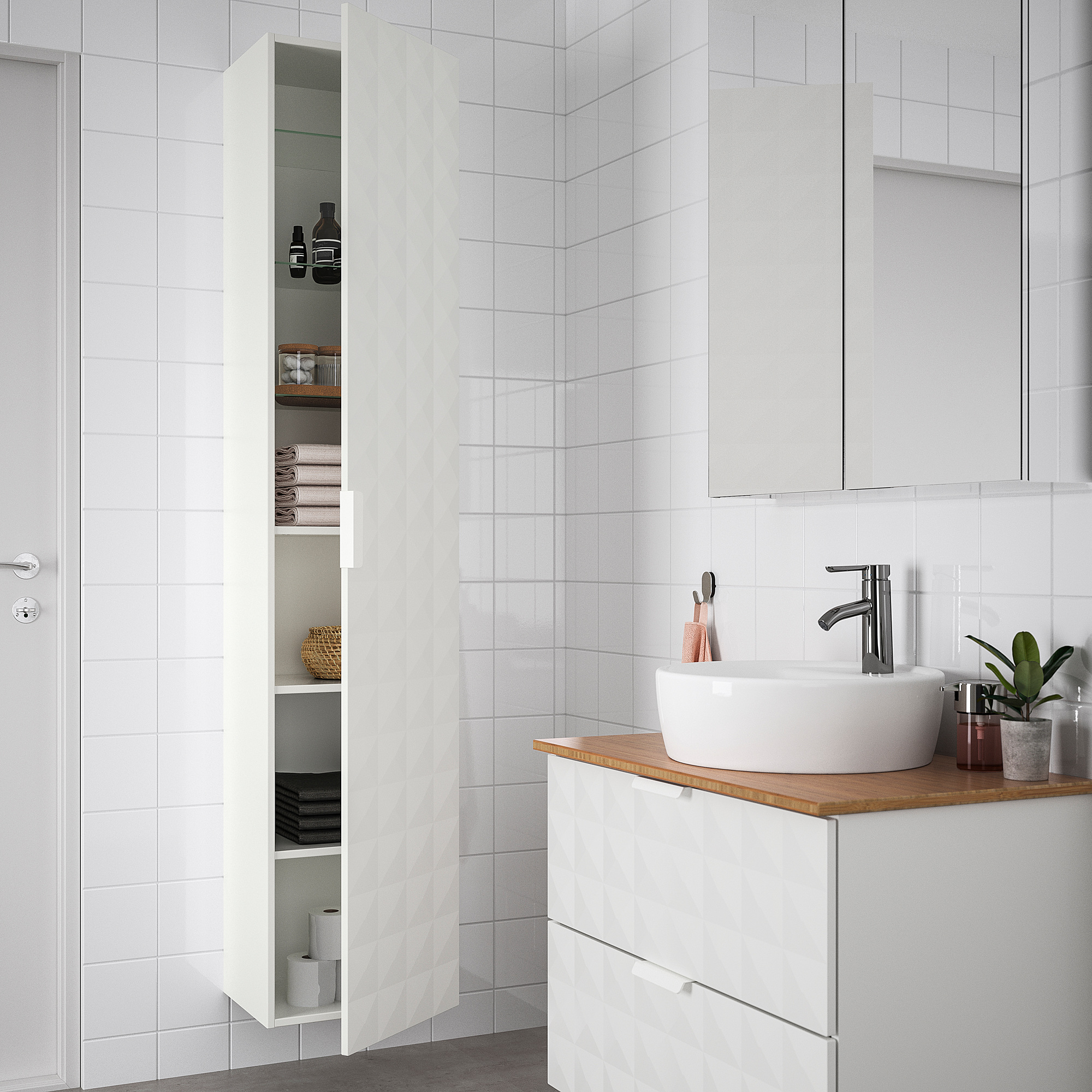 GODMORGON high cabinet, Resjön white | IKEA Indonesia