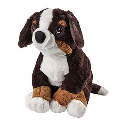 ikea dog soft toy