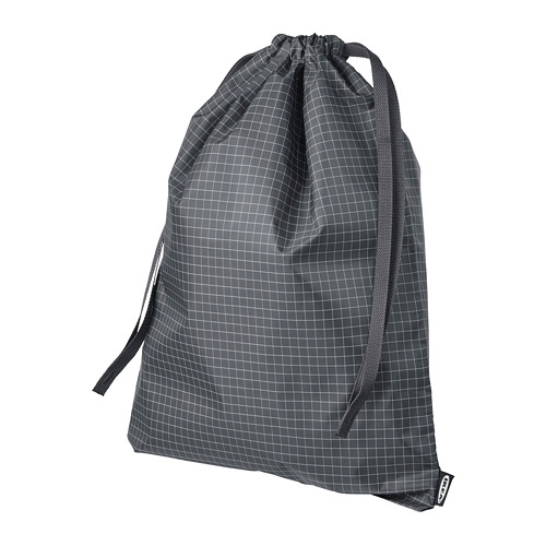 RÄCKLA Bag, foldable, black, 19x14 ¼/5 gallon - IKEA