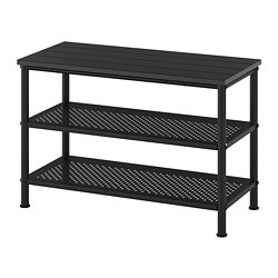 Tjusig Shoe Rack Black Ikea Indonesia