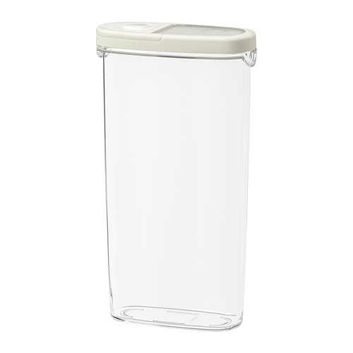 IKEA 365+ jug with lid clear glass/cork 1.5 l - IKEA