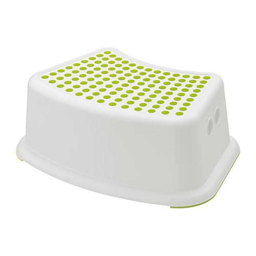 LÄTTSAM Baby bath, white/green - IKEA