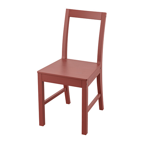 Ikea red best sale dining chair