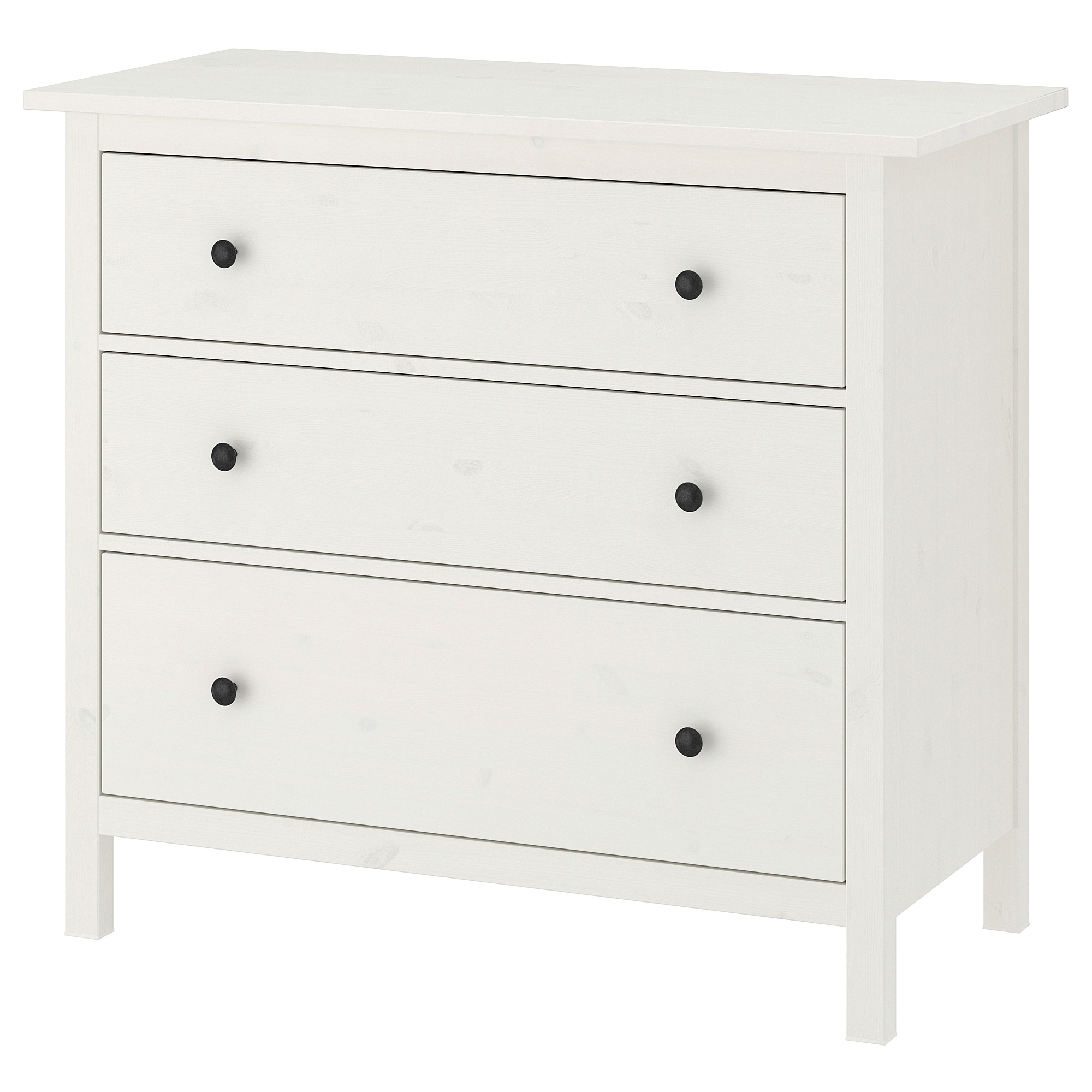 HEMNES chest of 3 drawers, white stain IKEA Indonesia