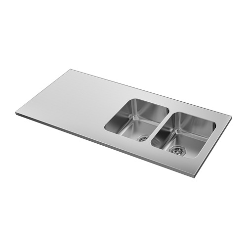 GRILLSKÄR Kitchen sink unit/cabinet, outdoor, stainless steel, 673/4x24 -  IKEA