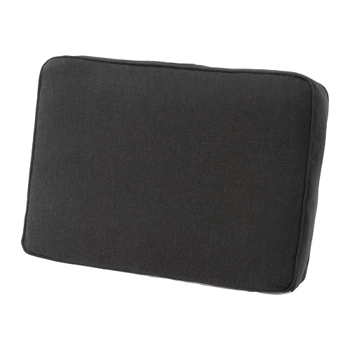 JÄRPÖN Cover for seat cushion - outdoor anthracite 62x62 cm