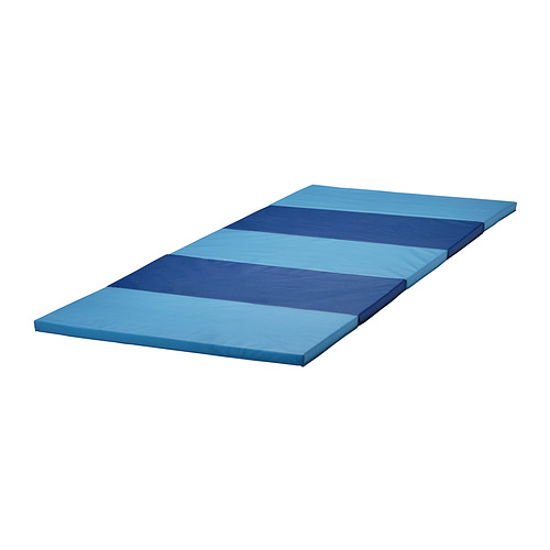 Green gymnastics online mat