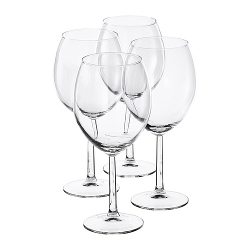 SVALKA Wine glass, clear glass - IKEA