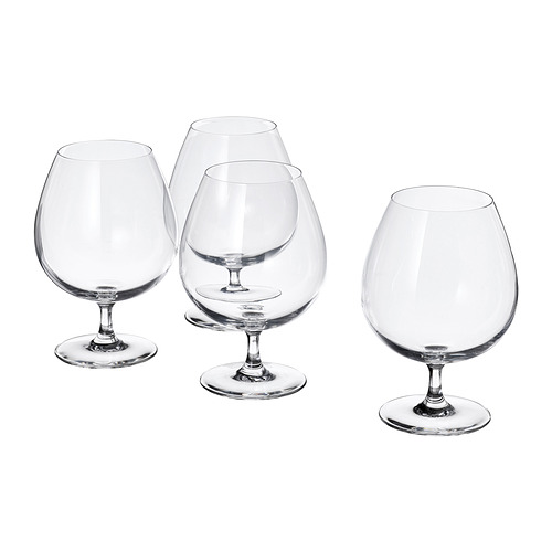 DYRGRIP Red wine glass, clear glass - IKEA