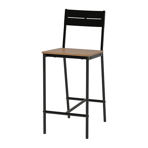 NILSOLLE Bar stool, birch - IKEA