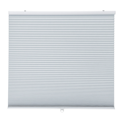 HORNVALLMO pleated blind, white/top-down bottom-up, 100x130 cm (39 ¼x51 ¼)  - IKEA