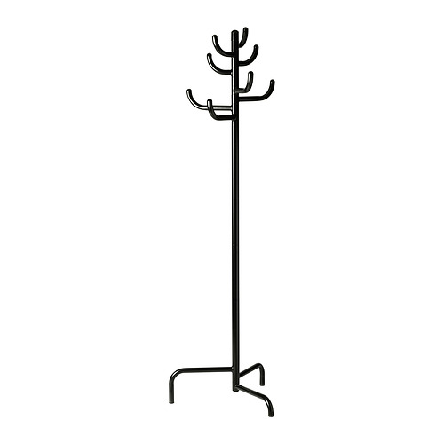 GULDHÖNA Porte-manteau vertical, noir - IKEA