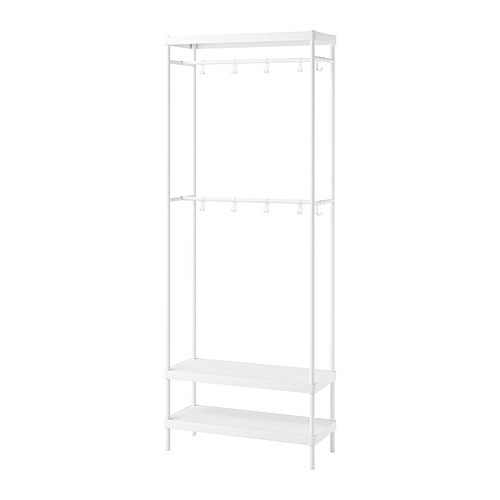 IKEA Ställ Cabinet con 4 scomparti bianchi (96x17x90 cm) 